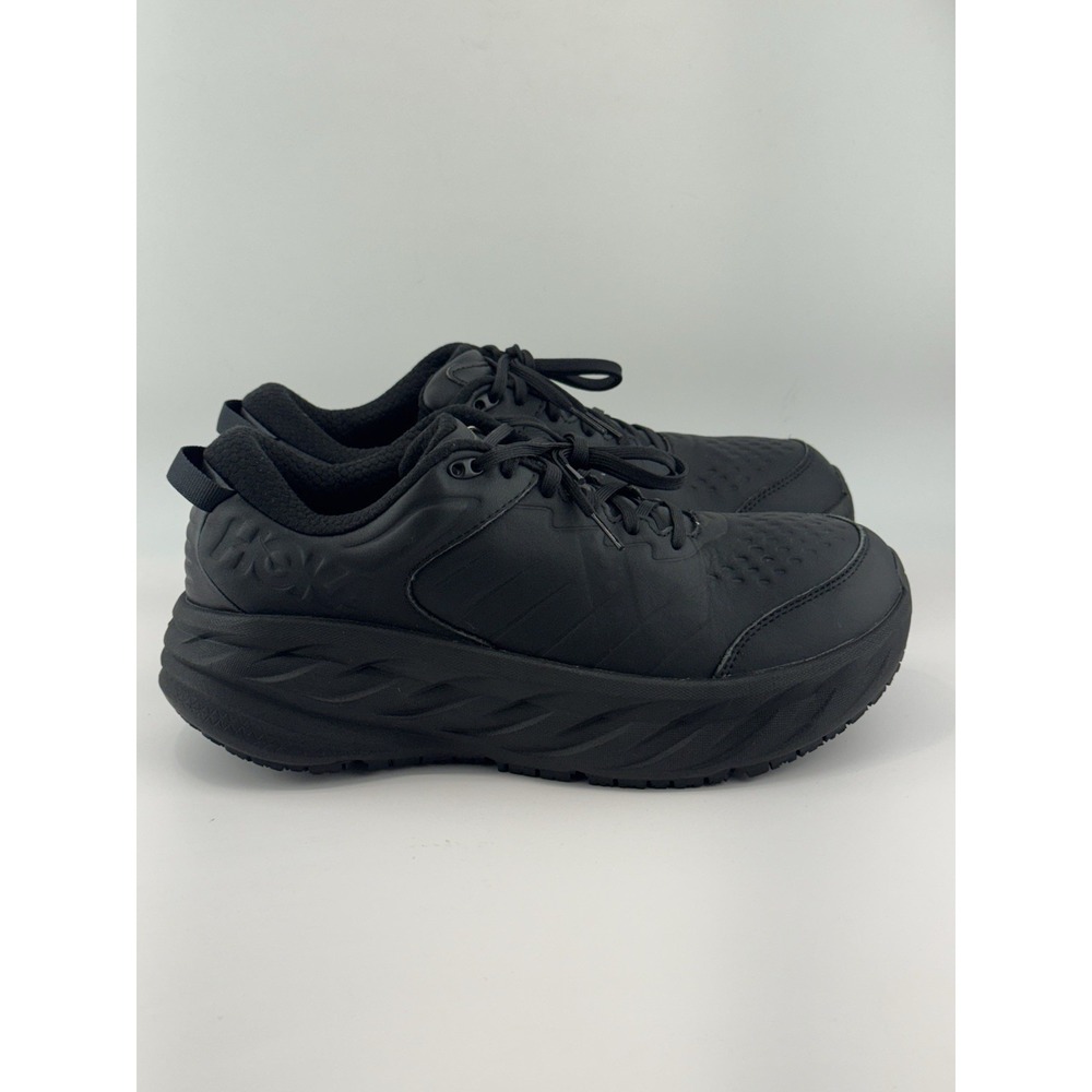 Hoka Bondi SR Black Black 1129350 BBLC Shoes Men's Size 10.5 2E WIDE